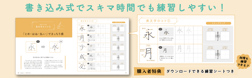 ゆめふで式美文字のレッスン